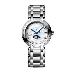 [신세계라이브쇼핑]론진 L8.115.4.87.6 프리마루나 문페이즈 여성 메탈시계