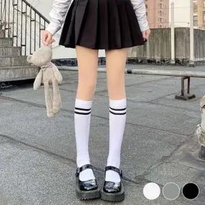 발가락덧신 두줄 라인 스타킹 니삭스 양말 URD-483