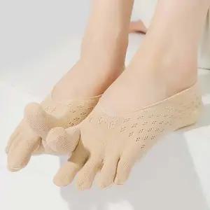 운동양말요가삭스 여자 직장인 구두 발가락 양말 통풍 메쉬 페이크 삭스