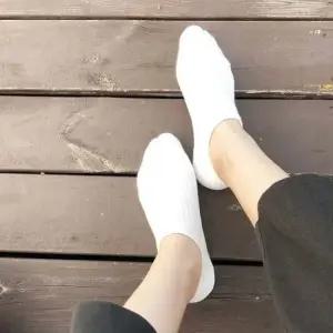 SFr 남성용 발목 골지 양말 화이트 골지양말