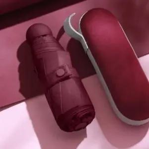 마카롱캡슐형 5단 양산 레드 우산