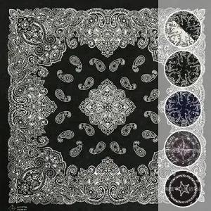 고품질 반다나스카프두건 반다나 손수건 두건 스트릿 패션 스트릿 (WFKJYXP)