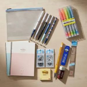 알찬 중고등 학생 문구세트 8종 학용품 선물 세트