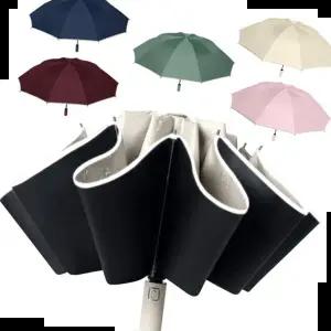거꾸로우산 거꾸로 우산 양산 3단 자동 젖지않는 자외선 차단
