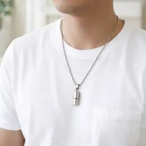 휴대용 알약보관 목걸이 밀폐형 캡슐 약통 3컬러 응급상황 대비 비상약 보관