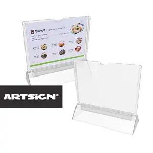 고품질 B투명아크릴 양면 중형 안내판 메뉴꽂이 메뉴판 안내판 아크릴메뉴 WFHU2GK