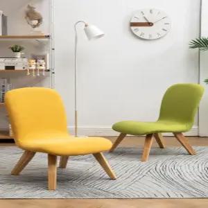 등받이 낮은 의자 라탄 스툴 보조 사각