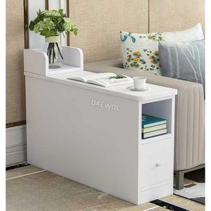 참고 침대옆 사이드 단층 원목 침대 소파 선반 협탁 좁고 인테리어 틈새수납장