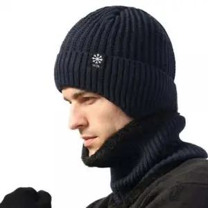 융털 인기 겨울 데일리 안감 넥워머 비니 세트 남성