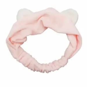 ( )세안 헤어 밴드 핑크 잔머리고정 세면밴드 욕실세안밴드 여성헤어밴드 앞머리고정 화장실헤어밴드 화장