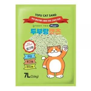 고양이 이코노미 두부 모래 Plus 녹차 7L 1P 응고 WFIGH3B