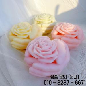 독특한 크리에이티브 발렌타인 데이 선물 장미 아로마 캔들 몰드 DIY 꽃 홈 장식 웨딩 기념품 실리콘