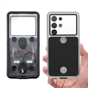 [콩심팥심]무선충전 방수 자석 케이스 오토바이 휴대폰 방수팩 Z폴드 제외