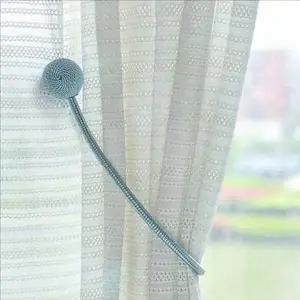 [콩심팥심]모던 마그네틱 커튼 끈 장식 커튼 타이백 고정 링 악세사리