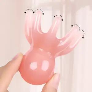 문어 두피 얼굴 경락 마사지 괄사