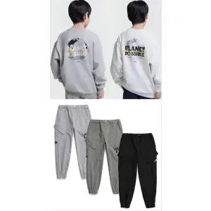 [내셔널지오그래픽키즈](강남점)시그니처 백그래픽맨투맨/조거팬츠 7종택1 K251USW060/K231UPT070