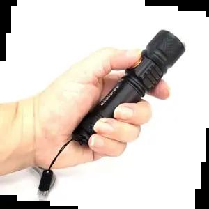 캠핑랜턴 제레보 미니 줌 후레쉬 LED 랜턴 USB충전