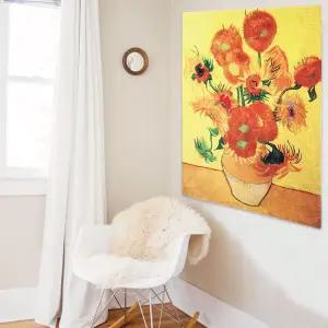 반고흐 패브릭 포스터 해바라기B S감성 그림바란스 인테리어가리개 커튼 커텐 소품 천액자 명화