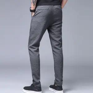 남자 여름 핀턱 일자 팬츠 직장인 출근룩 편한 바지 남성캐주얼룩 데일리 밴딩