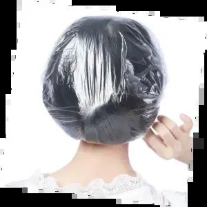 일회용샤워캡 편리한 일회용 비닐 재질 방수 스타일 남녀공용 위생적인 목욕 용품