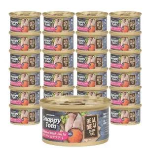 스내피톰 프리미엄 고양이주식캔 BBQ치킨 생선 참치알 85g 24개