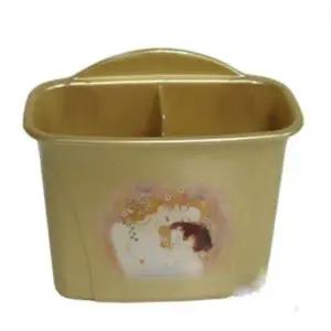 골드 홀더 스탠드 칫솔꽂 대 욕실 명화 면도기 2칸