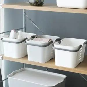 좋은 헬스장 수용장 욕실 바구니 물빠진 목욕 바구니