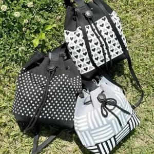 여성미니가방 니트 조임끈 복조리백 토트 숄더 크로스백 다양한패턴