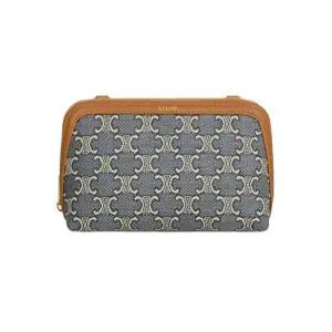 [명품] 셀린 체인 클러치 트리옹프 올 오버 자카드 10E382U51 07PM