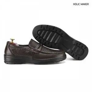 펀칭 키높이 앞코 남성구두 소가죽 남성로퍼 H