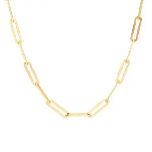 18K 심플 레이어드 1mm 클립체인 목걸이 IRN29533