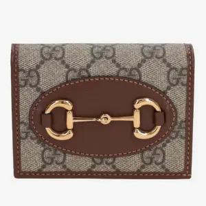 GG 슈프림 캔버스 스냅 버튼 컴팩트 지갑 621887 92TCG8563