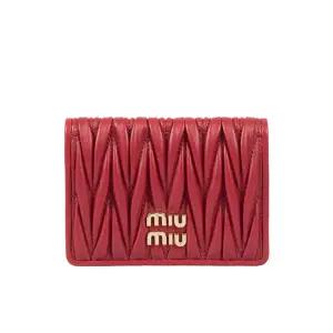 [명품] 마테라쎄 나파 가죽 여성 카드지갑 5MC103 AFPP F0011