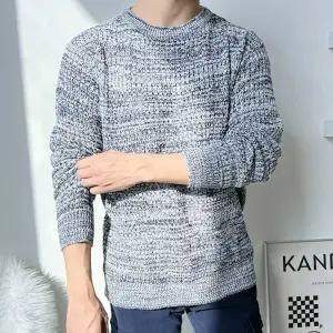 라운드넥 보카시 니트 이너 단품 가을겨울 남자상의