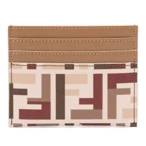 FF 지오메트릭 패턴 멀티 카드 지갑 8M0445 AV1YF1TVK