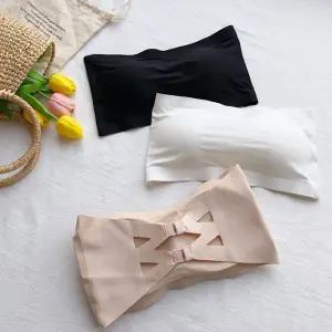 콜크 끈없는 심리스 튜브탑 SD240407 캡브라 여자 여 Zch7+8YAC