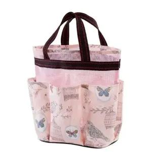 ( )욕실 목욕 바구니 목욕탕 사우나 물빠지는 가방 핑크 파우치 헬스장 수영장 스파백 수영복