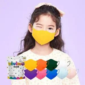 케이리얼 비비무 어린이 마스크 20매 키즈 주니어 소형 9color