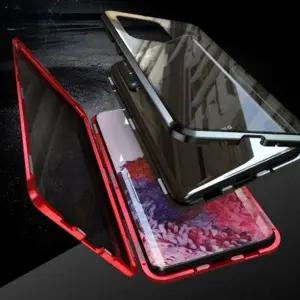 유니블링 갤럭시 S21 울트라 플러스 풀커버 메탈 자석 폰케이스