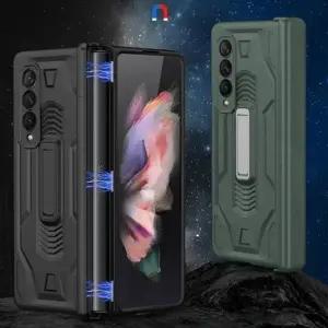 유니블링 갤럭시 z폴드3 마그네틱 커버 힌지 보호 거치대케이스