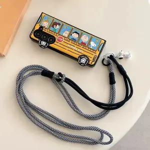 유니블링 갤럭시z폴드 3 4 5 6 캐릭터 스쿨 버스 스트랩 케이스