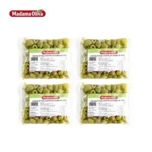 마다마올리바 냉장 피티드 그린카스텔 베트라노 올리브 800g X 4개