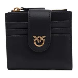 골드 로고 스냅 가죽 카드지갑 103610 A0F1Z99Q