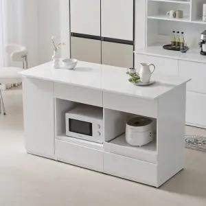 코디 E0 키높은 광파오븐 아일랜드 홈바 식탁 렌지대 수납장 1600X750 YDF301