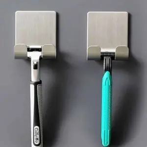 ( )스텐 다용도 소품 걸이 주방가위걸이 욕실면도기걸이 접착후크 다용도홀더