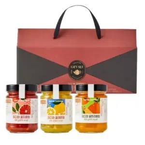 이디야 명절 설날 선물 세트 꿀 과일청 답례품 3개입