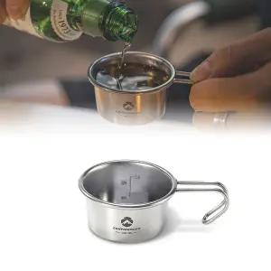 캠핑 시에라 스텐 손잡이 소주잔 주방 취사 계량컵 시에라컵 캠핑컵