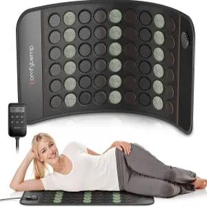 컴펨프템프 초대형 원적외선 온열 패드 17인치×33인치 제이드 투르말린 천연석 더 깊은 FIR 열이 포함된