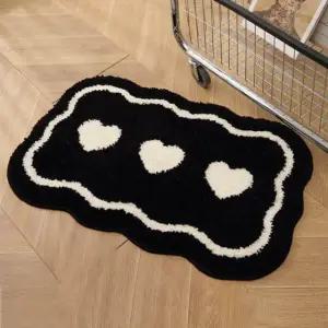 아트박스/아도라하우스 러버 하트 논슬립 포인트 러그 40x60cm