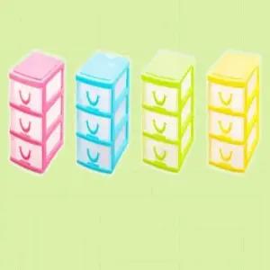 ( )3단 미니 서랍장 투명미니서랍장 문구수납함 화장대미니서랍장